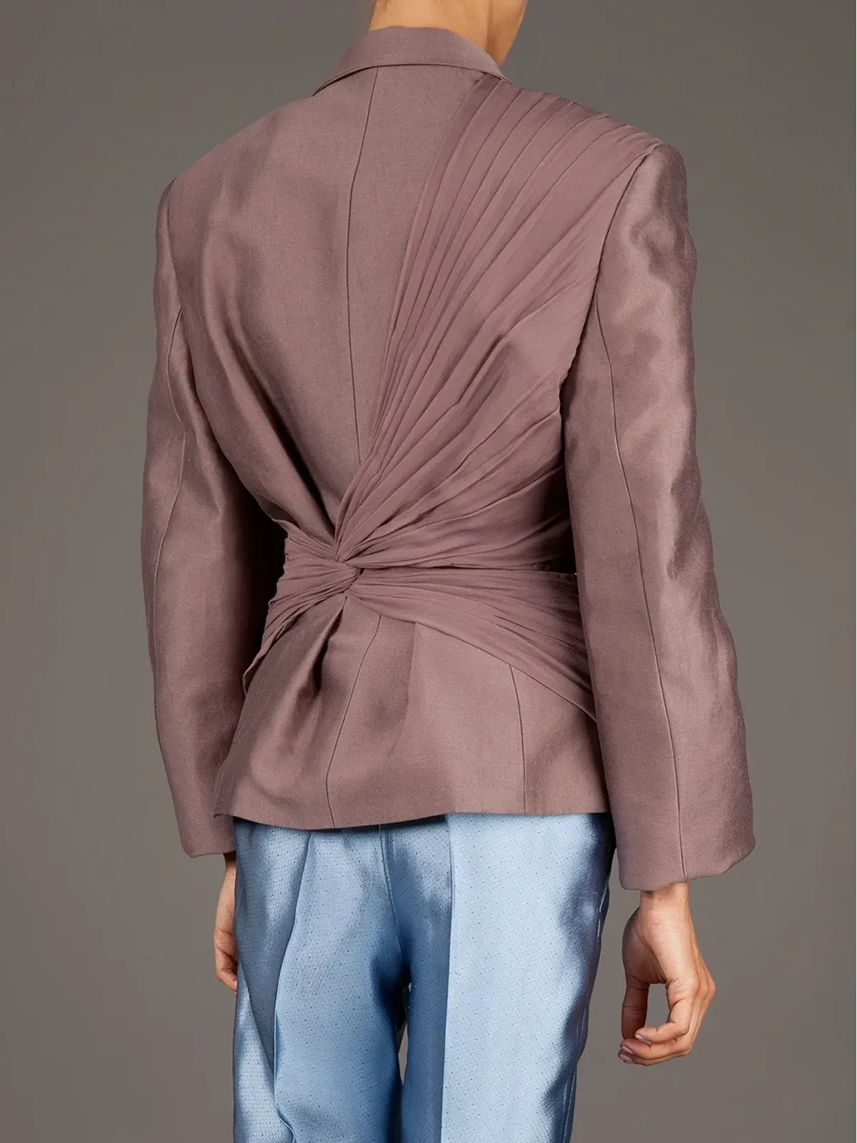 Haider Ackermann ツイストディテールジャケット ピンク - 画像4