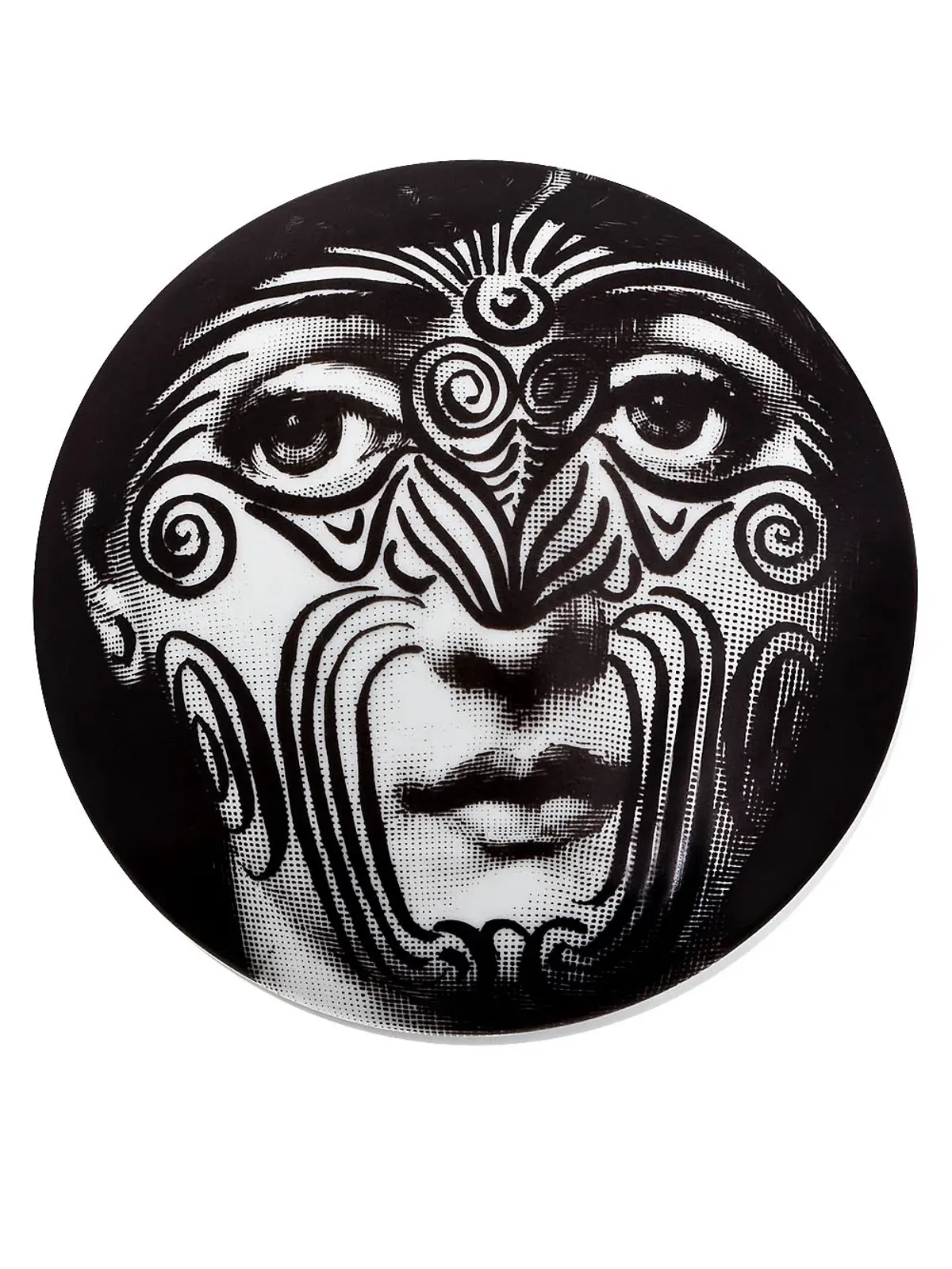 Fornasetti プリントセラミックボックス - ブラック - 画像2