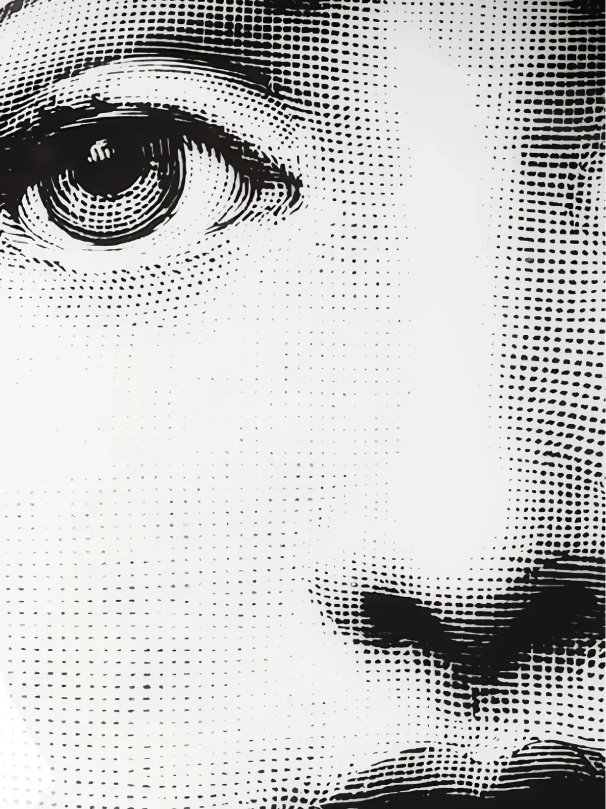 Fornasetti 顔プリント灰皿 - 画像4