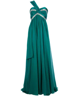 Zuhair Murad アシンメトリックショルダーストラップドレス - サムネイル1