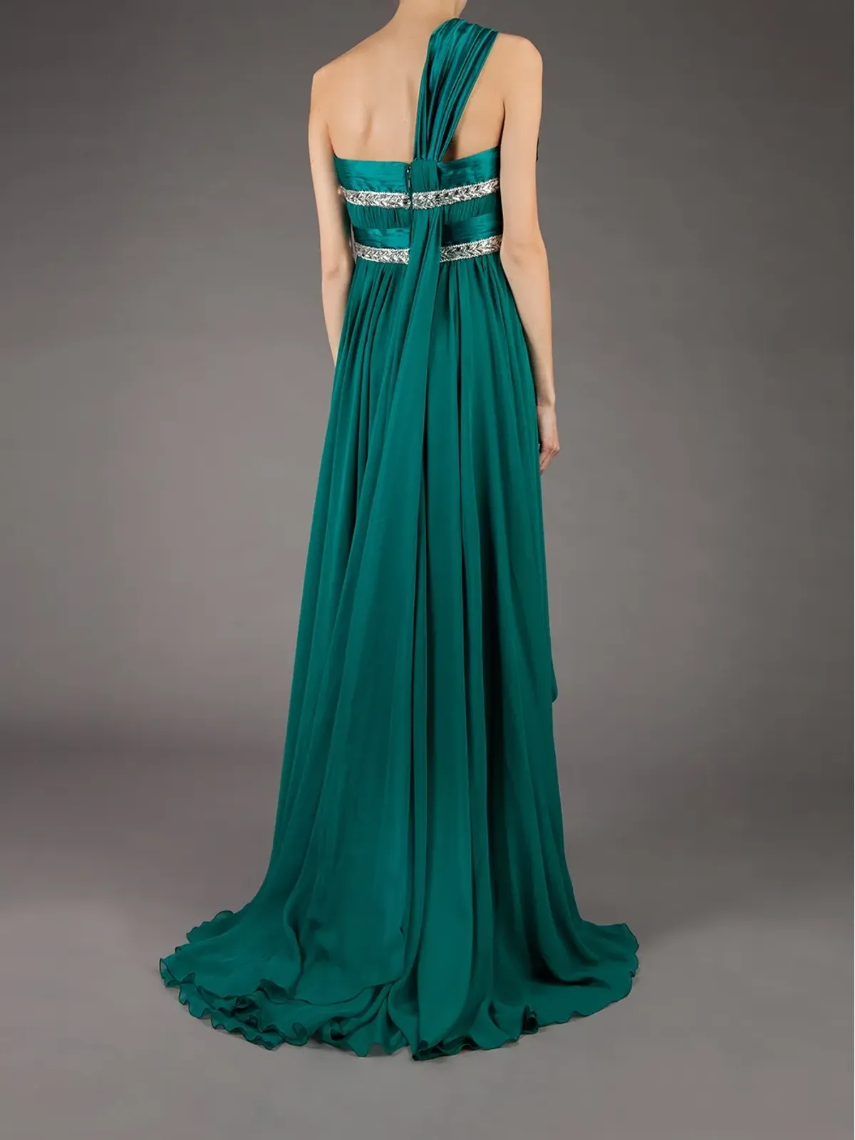 Zuhair Murad アシンメトリックショルダーストラップドレス - 画像4
