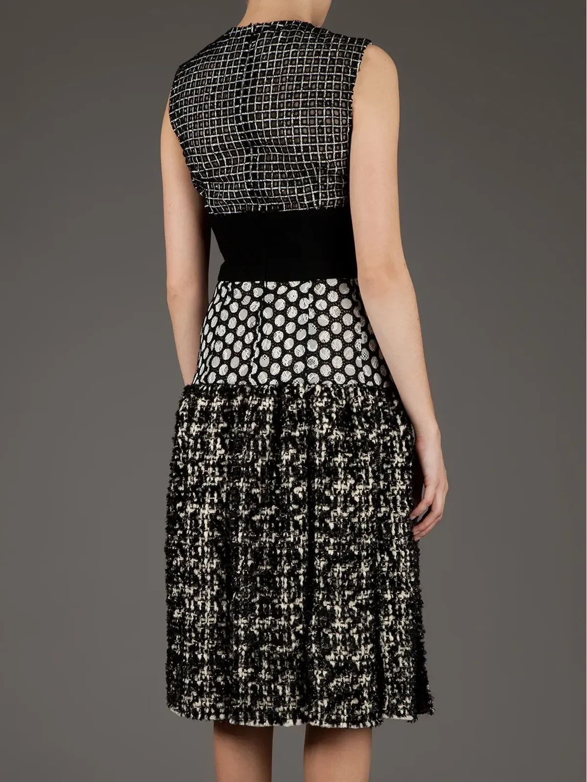 Giambattista Valli パネルドレス - ブラック - 画像5
