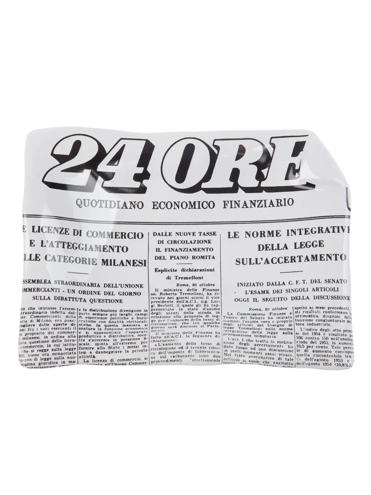 Fornasetti 24 Ore皿 - White - 画像1