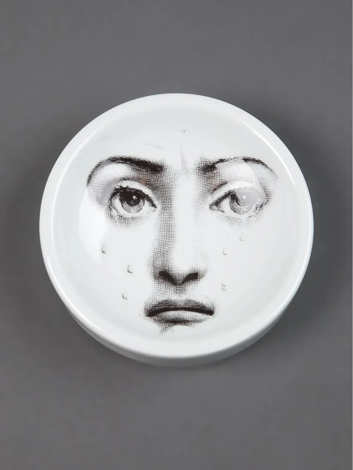 Fornasetti 顔プリント灰皿 - 画像2