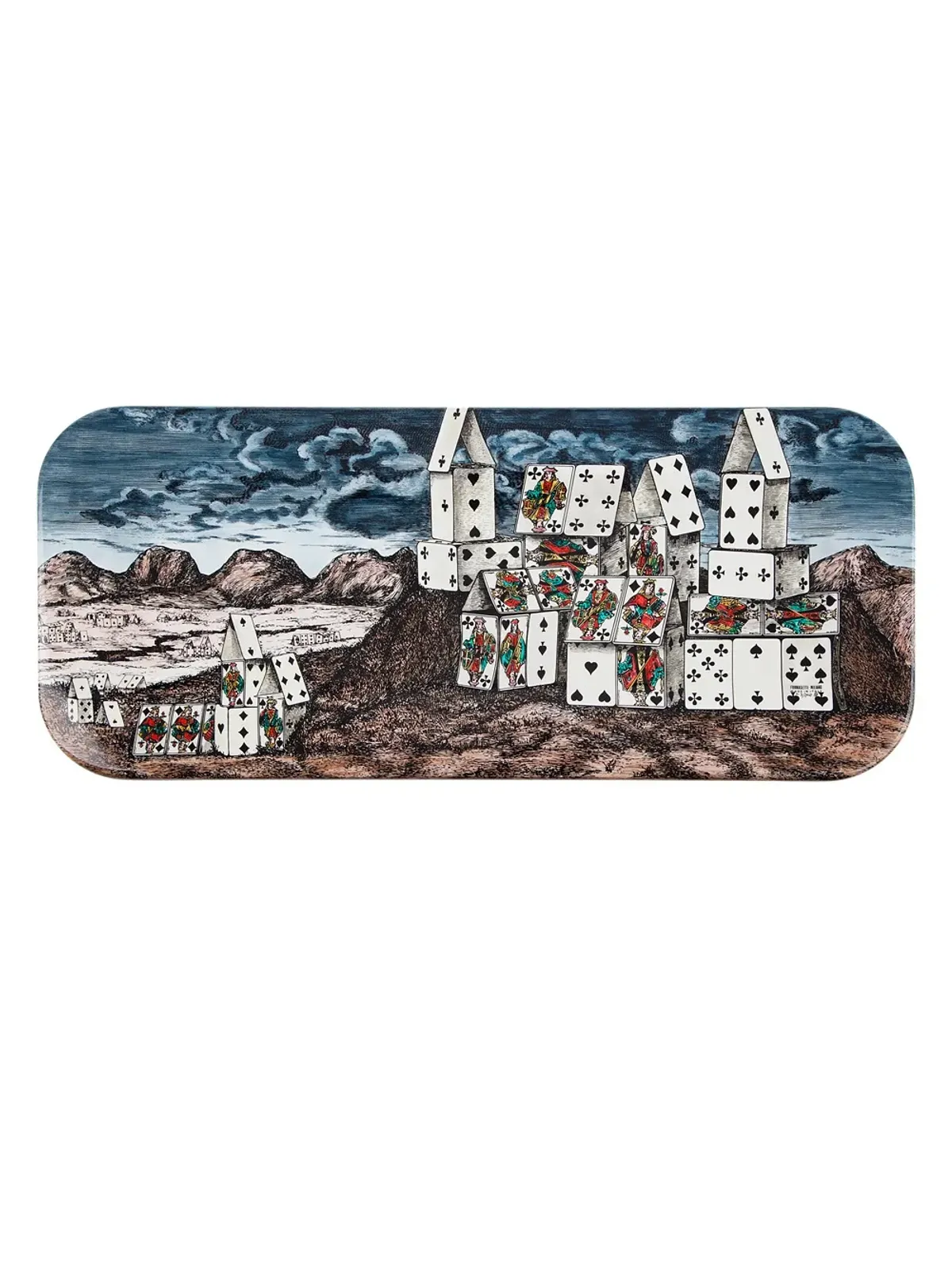 Fornasetti イラスト入りカードトレイ - 画像1