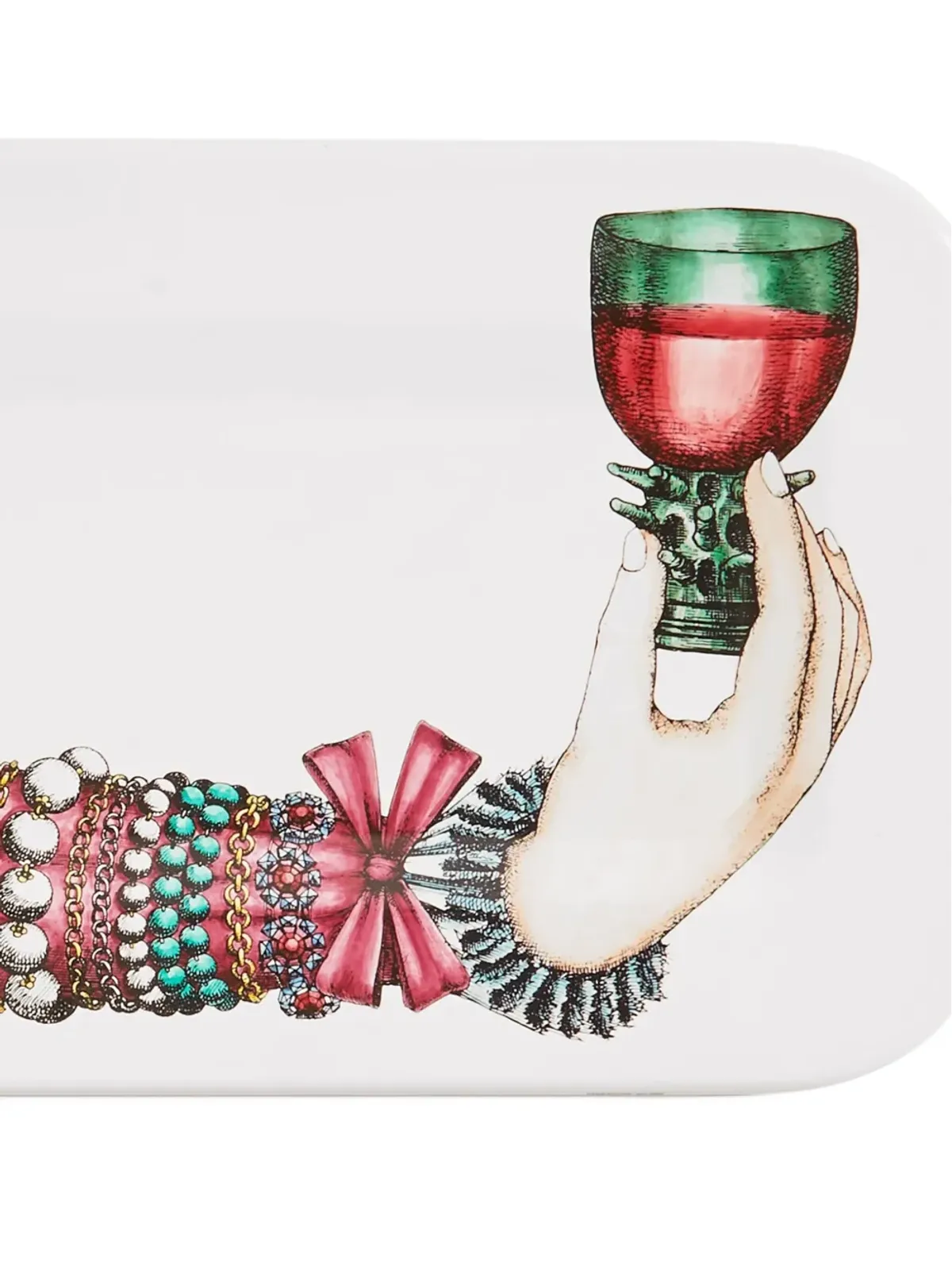 Fornasetti Braccio トレイ - White - 画像4