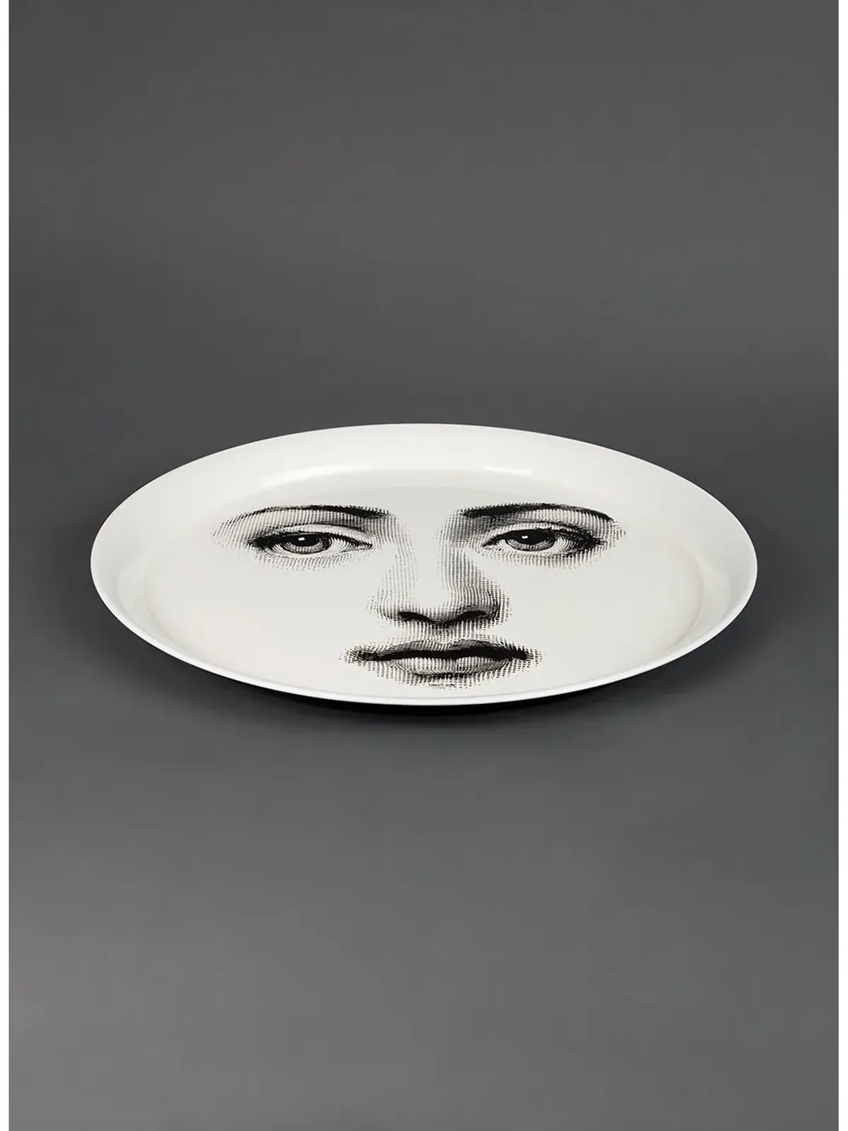 Fornasetti トレイ 'viso on white' - 画像2