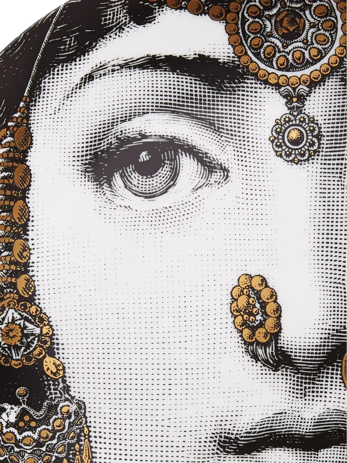 Fornasetti Tema e Variazioni N. 228 ウォールプレート - ブラック - 画像4