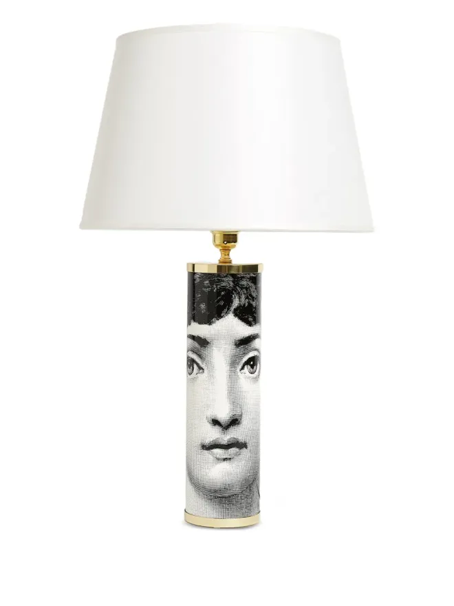 Fornasetti Fornasetti Cylindrical lamp base - Blackの商品画像