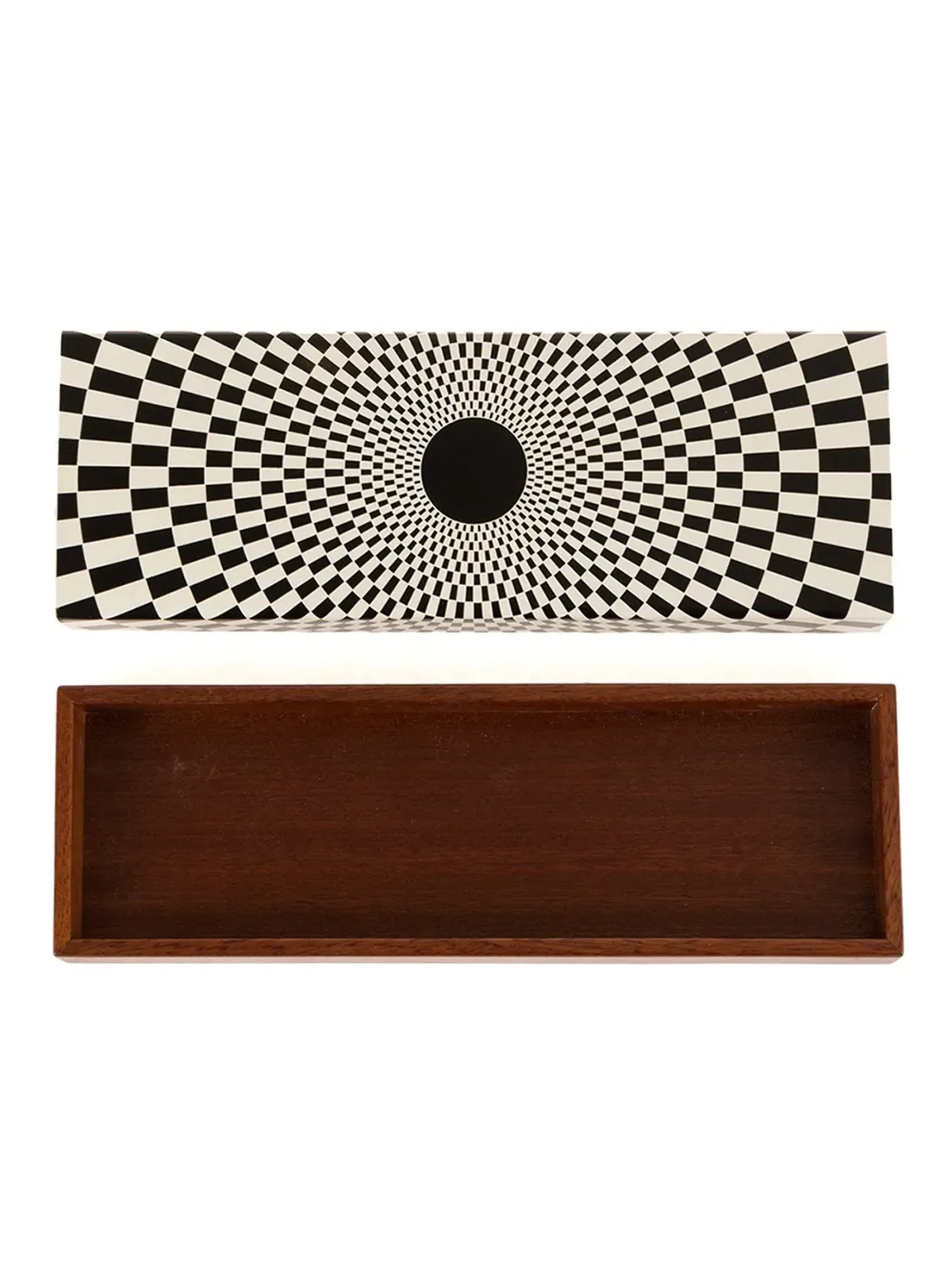 Fornasetti オプティックプリントケース ブラック - 画像3