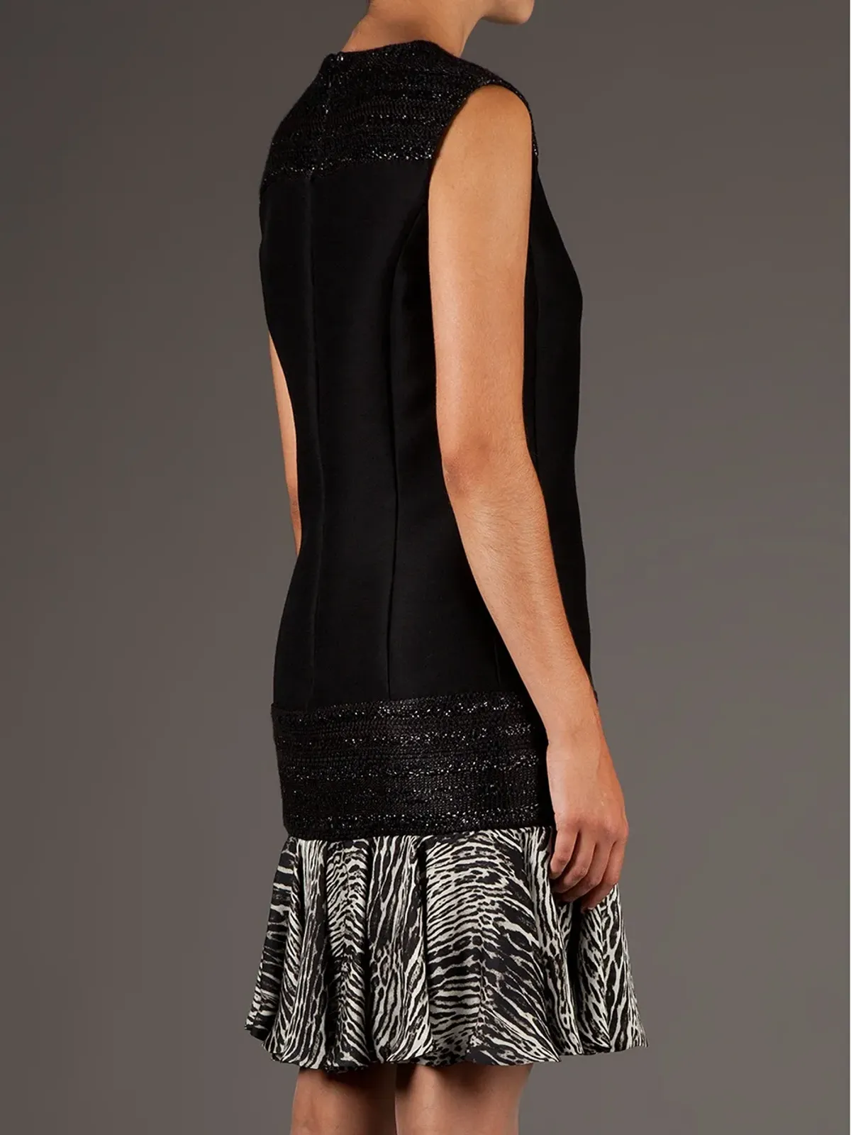 Giambattista Valli ドロップウェストドレス - 画像5