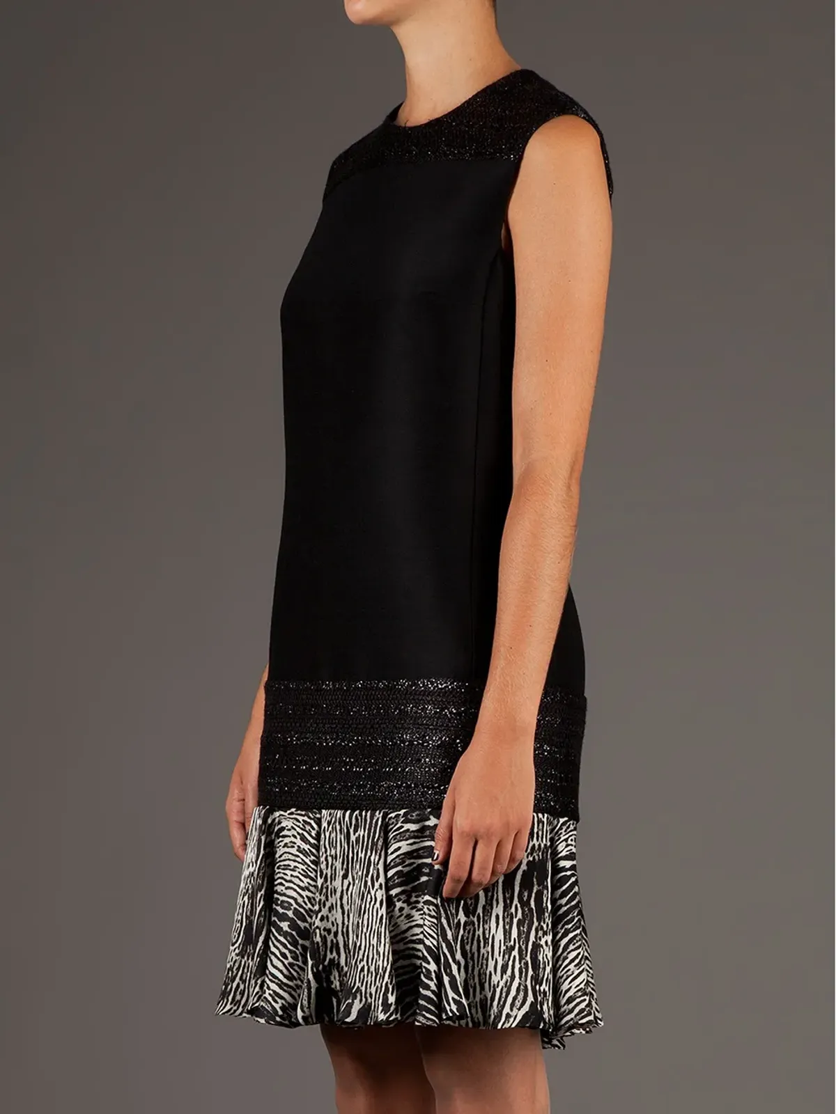 Giambattista Valli ドロップウェストドレス - 画像4