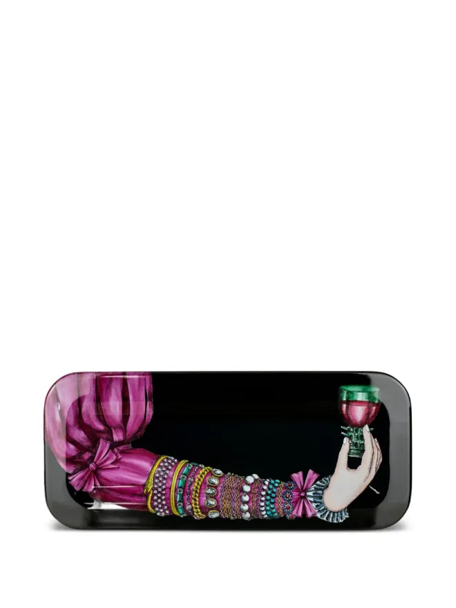 Fornasetti Fornasetti 木製トレイ - Blackの商品画像