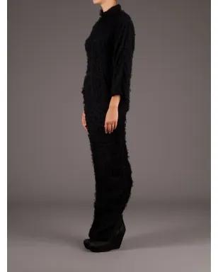 Rick Owens テクスチャードマキシドレス - サムネイル3