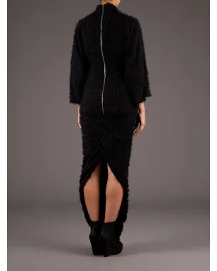 Rick Owens テクスチャードマキシドレス - サムネイル4