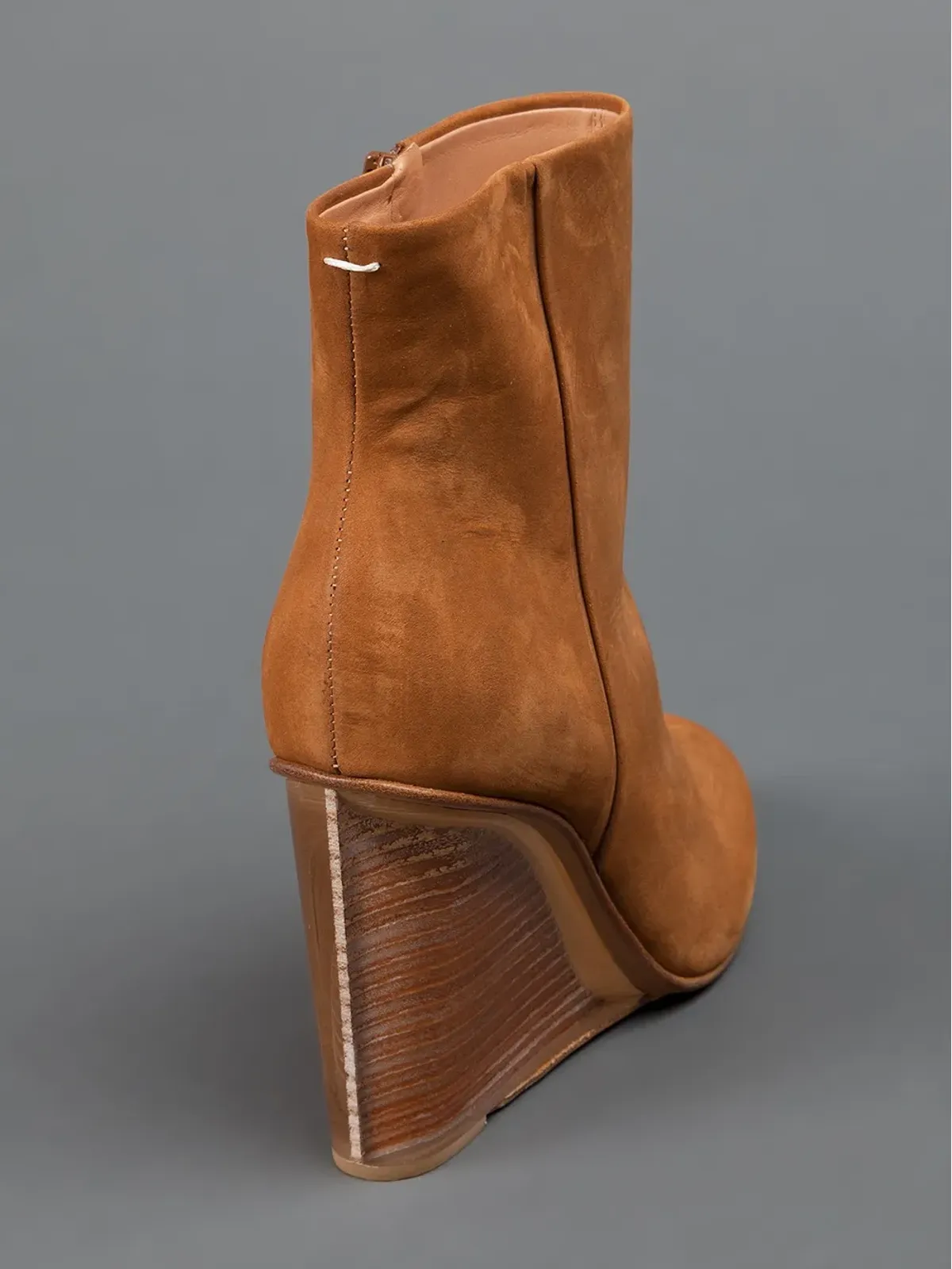 Maison Margiela ウェッジブーツ ブラウン - 画像3