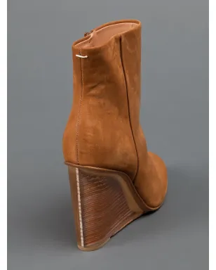 Maison Margiela ウェッジブーツ ブラウン - サムネイル3