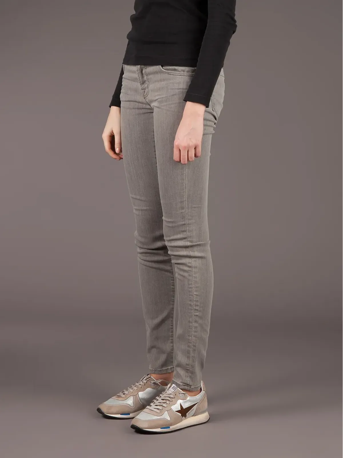 J Brand スキニーフィットジーンズ ブラック - 画像4