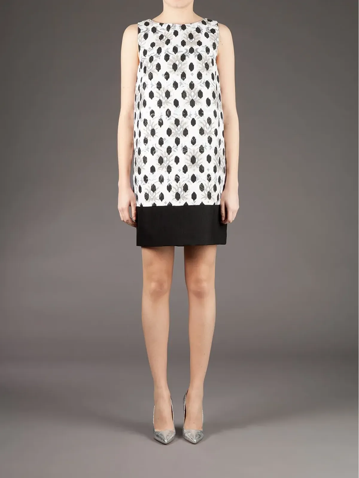 Giambattista Valli ポルカドットブロケード・シフトドレス - 画像2