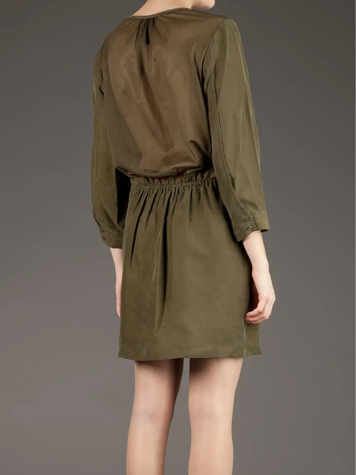 EDUN ドローストリングドレス - 画像5