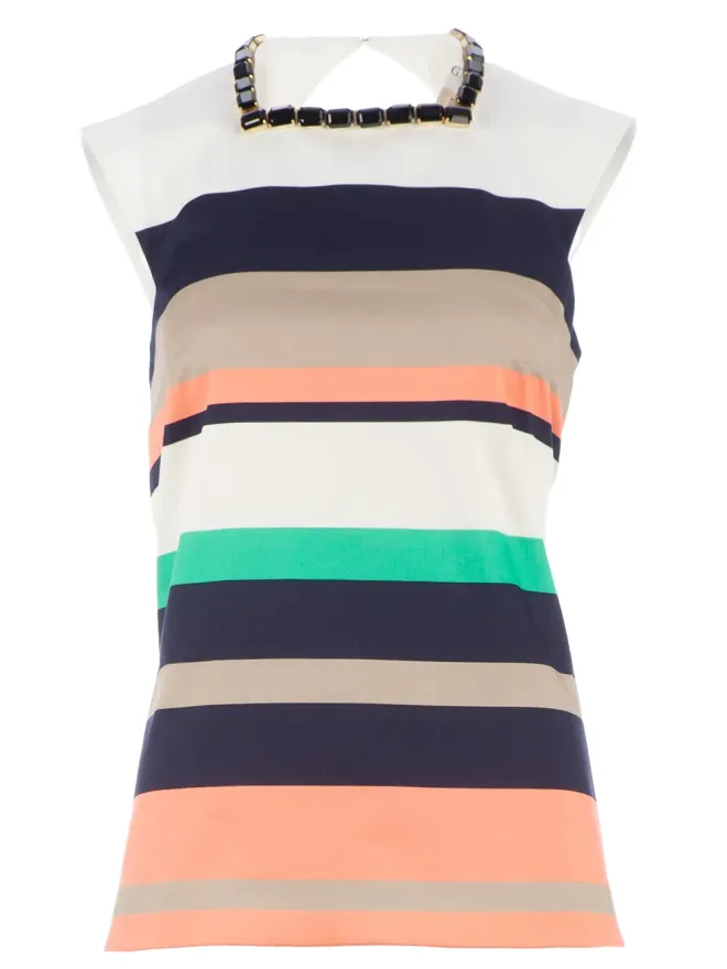 Galitzine Galitzine ストライプ柄パンツスーツセットの商品画像