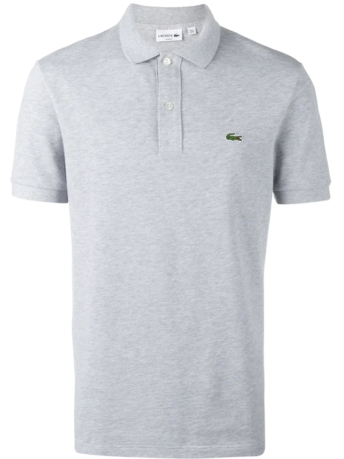 Lacoste ロゴポロシャツ - グレー - 画像5