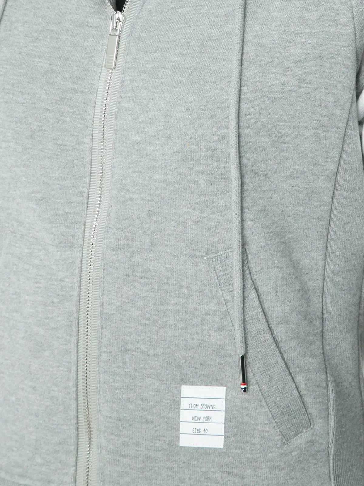 Thom Browne 4-Barストライプ コットン フーディ - 画像5