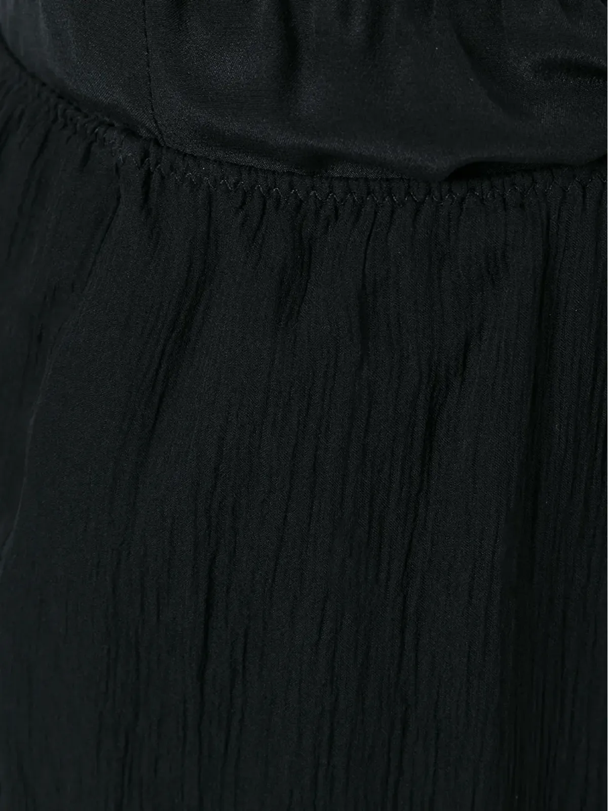 Prada sheer effect trousers with Ostrich feather cuffed ankles - Black - 画像5