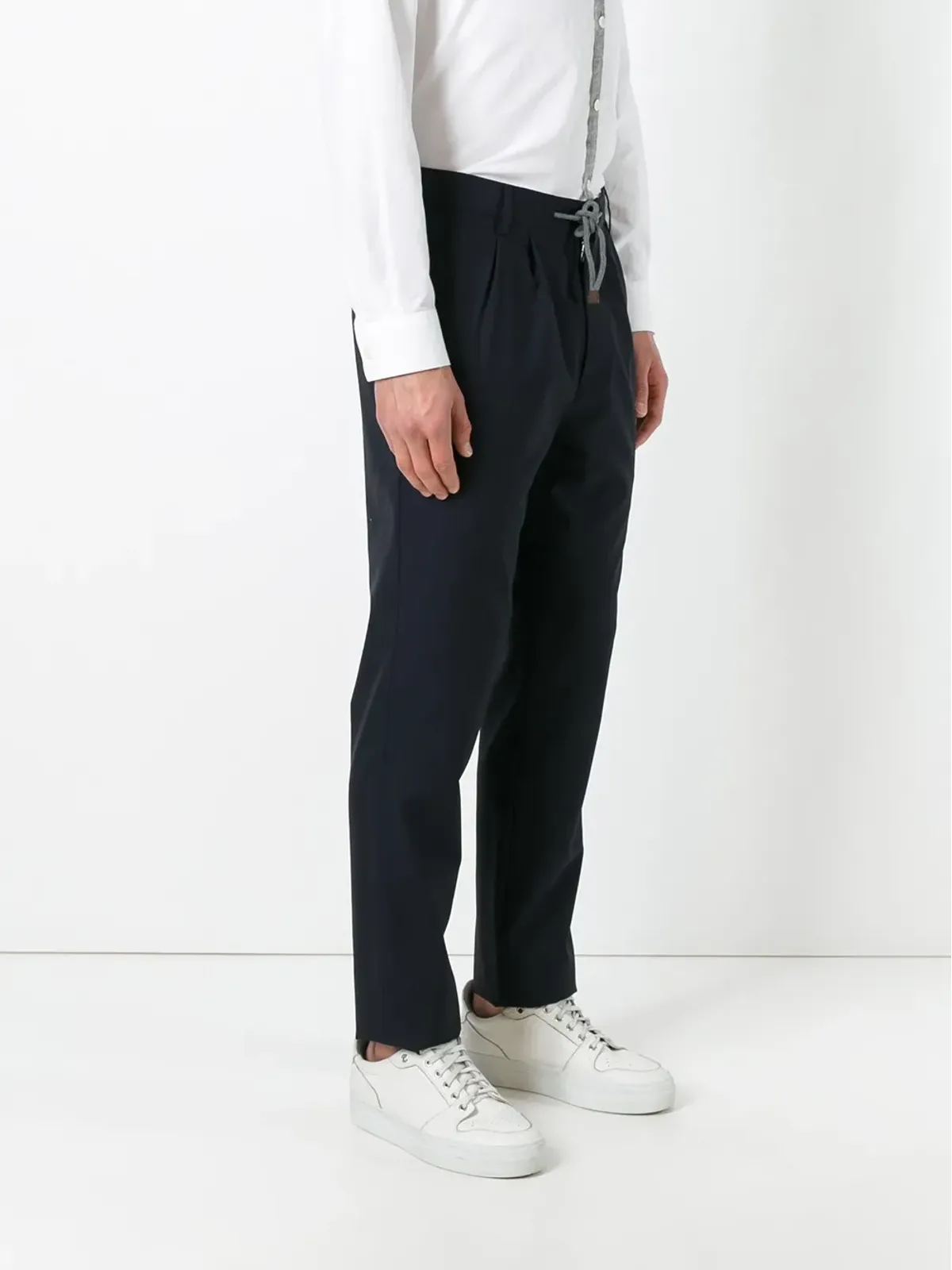 Brunello Cucinelli テーラードパンツ ブルー - 画像3