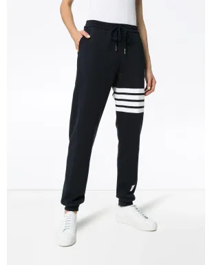 Thom Browne 4-bar classic cotton sweatpants - Blue - サムネイル3