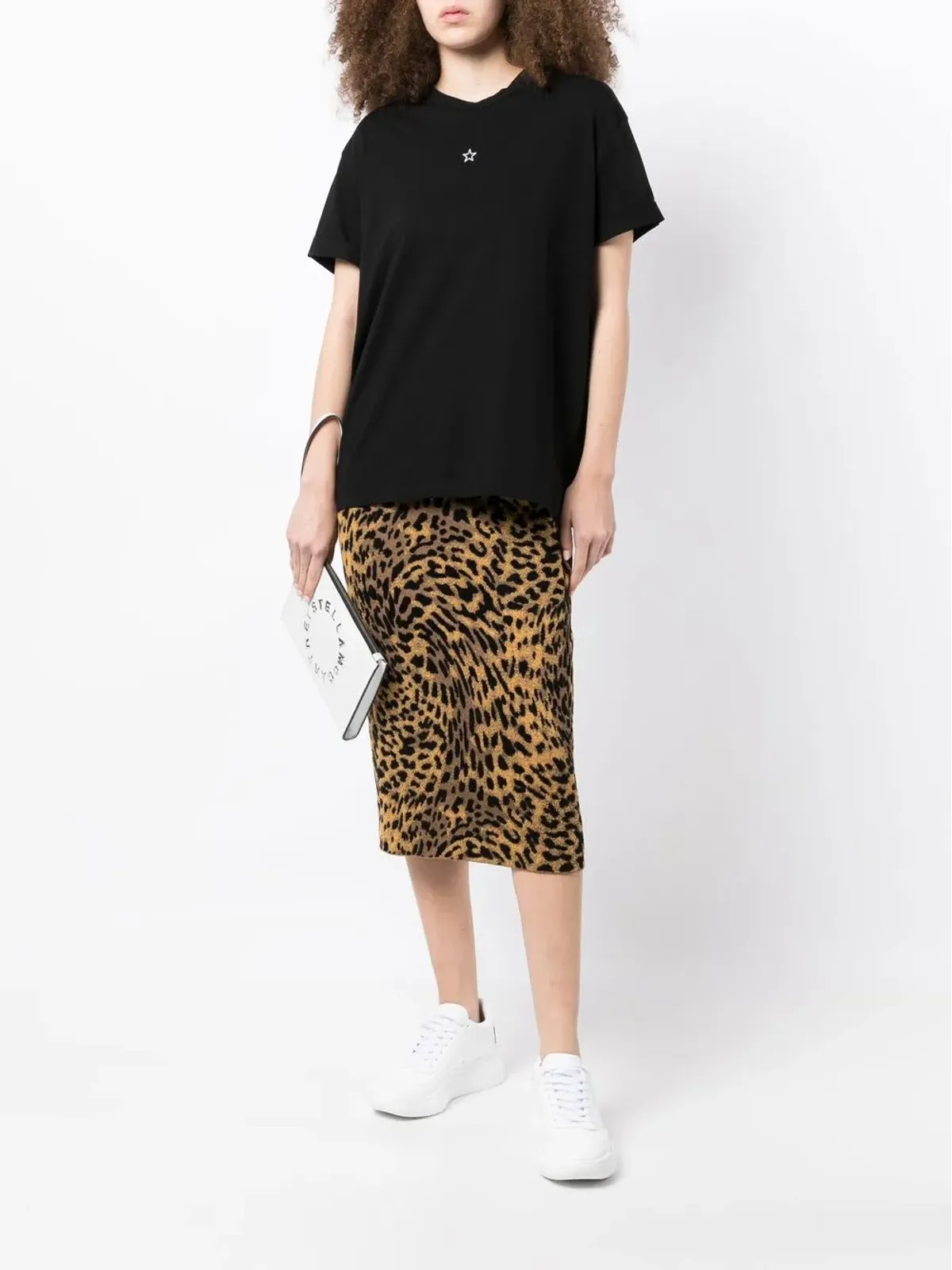 Stella McCartney 刺繍ミニ星形Tシャツ - 画像2