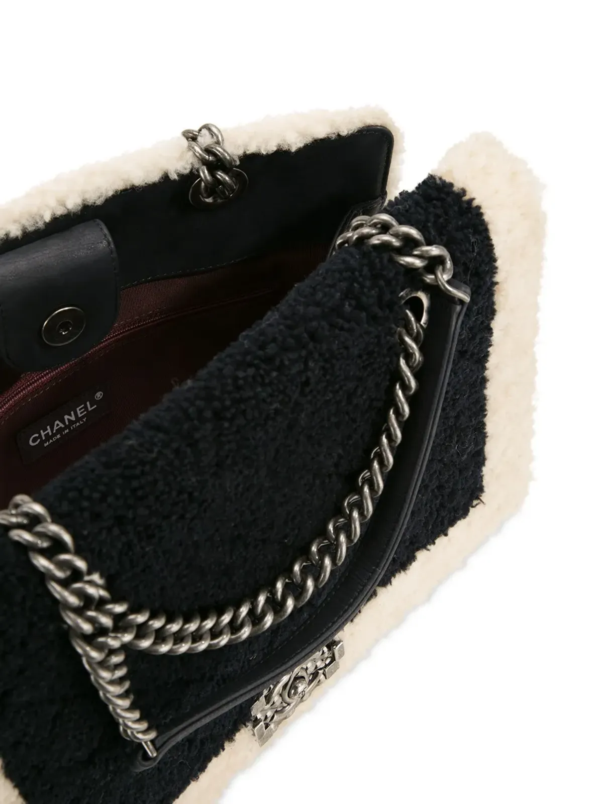 CHANEL ビンテージ ボーイ ショルダーバッグ - 画像5