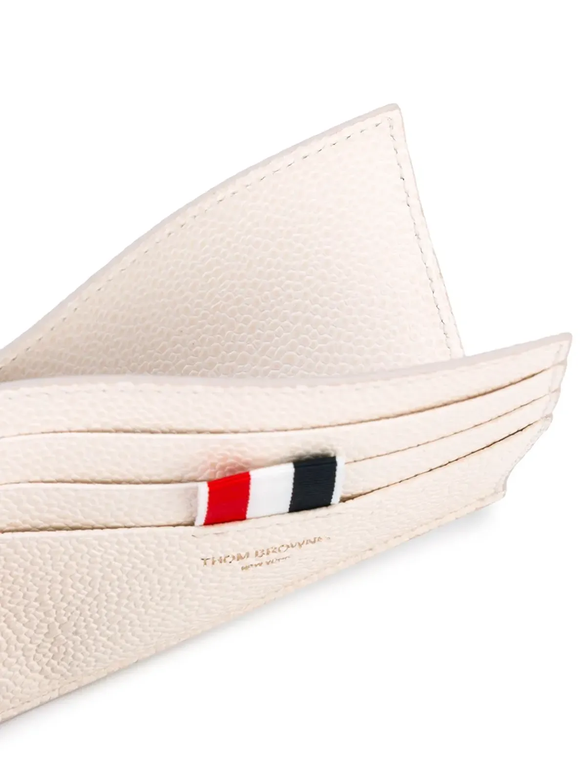 Thom Browne グレインレザーのカードホルダー - 画像3