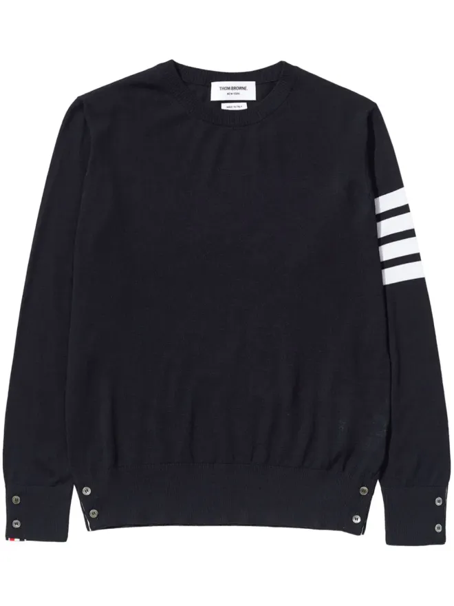 Thom Browne Thom Browne 4-Bar ウール ジャンパー - ブルーの商品画像