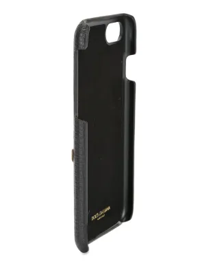 Dolce & Gabbana デザイナーのパッチ iPhone 7 ケース - ブラック - サムネイル3