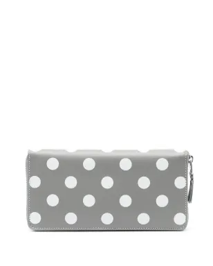 Comme Des Garçons Wallet ポルカドット柄ジップウォレット - サムネイル4