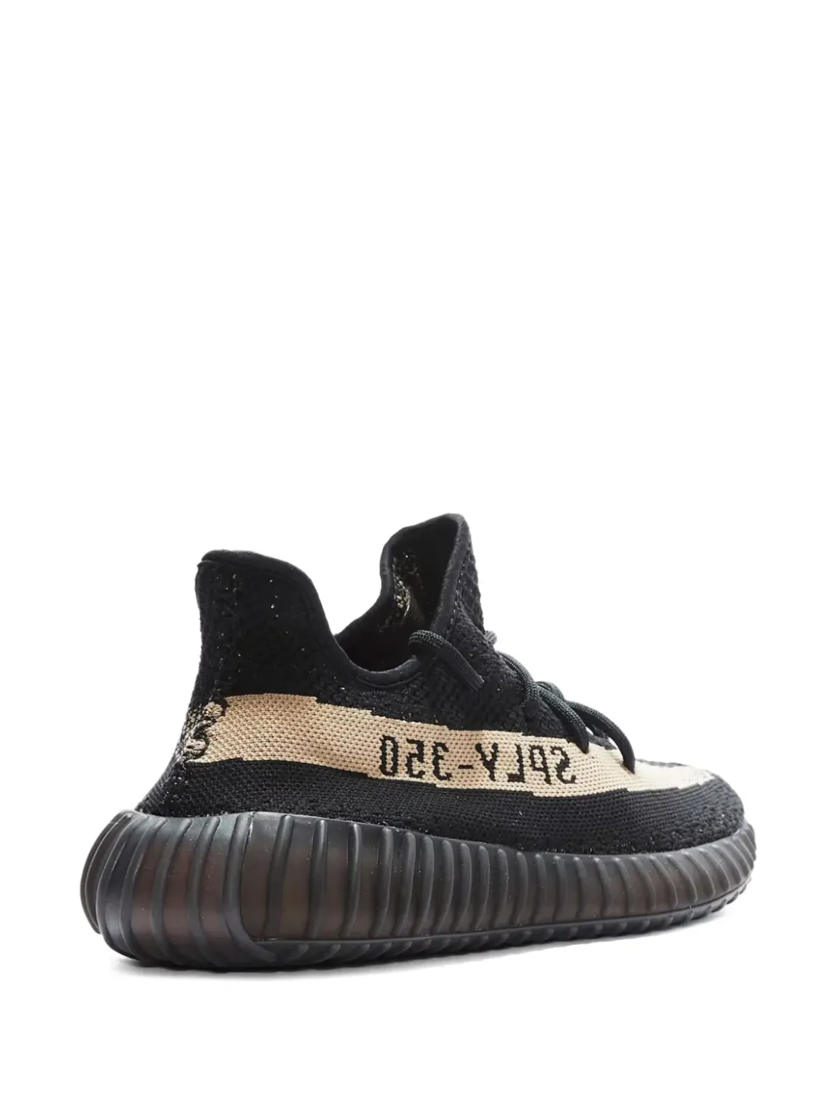 adidas Yeezy Boost 350 V2 グリーン/ブラック スニーカー - 画像2