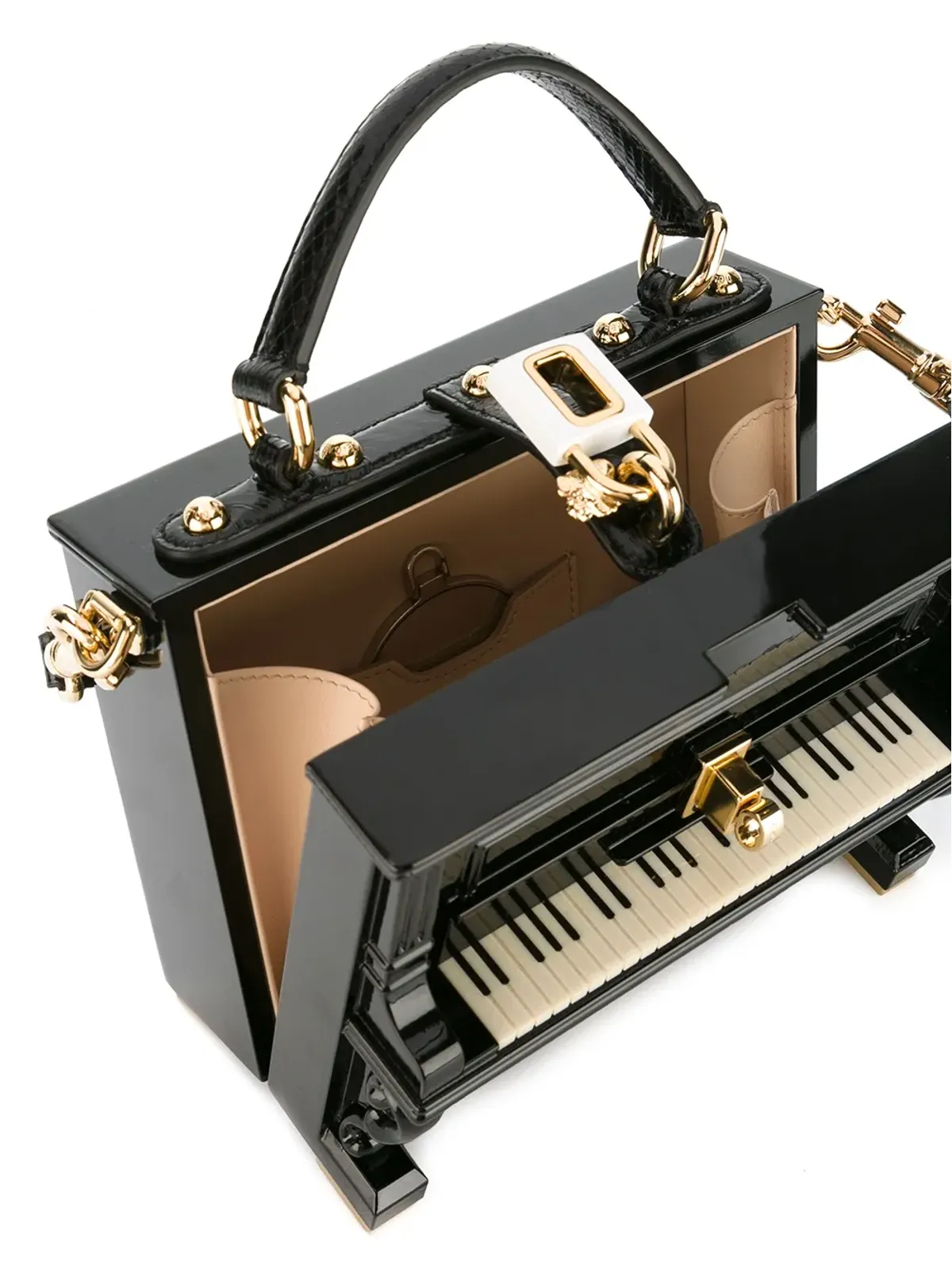 Dolce & Gabbana Dolce Box ピアノトップハンドルバッグ - 画像5