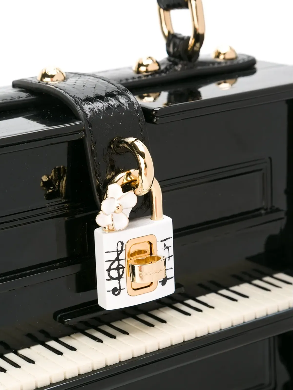 Dolce & Gabbana Dolce Box ピアノトップハンドルバッグ - 画像4