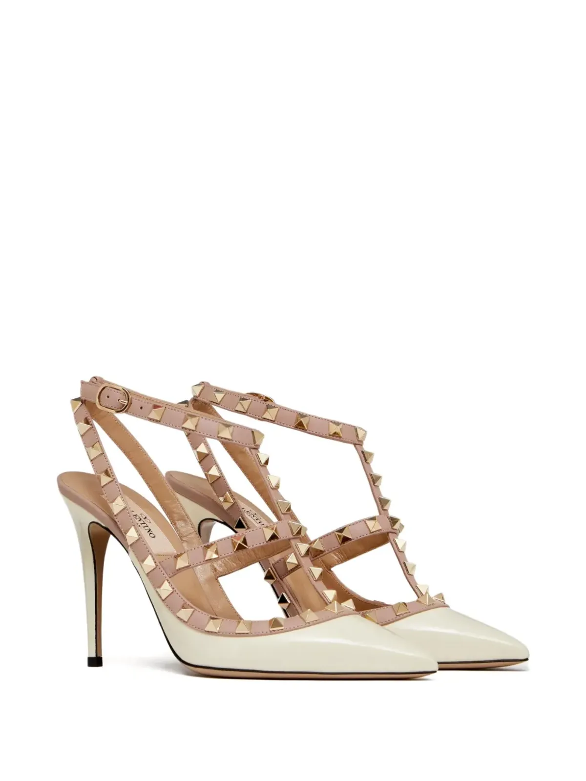 Valentino Garavani ロックスタッドケージドパンプス - 画像2