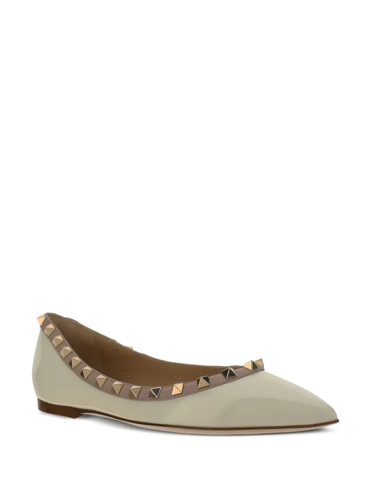 Valentino Garavani ロックスタッド バレエフラット - 画像2