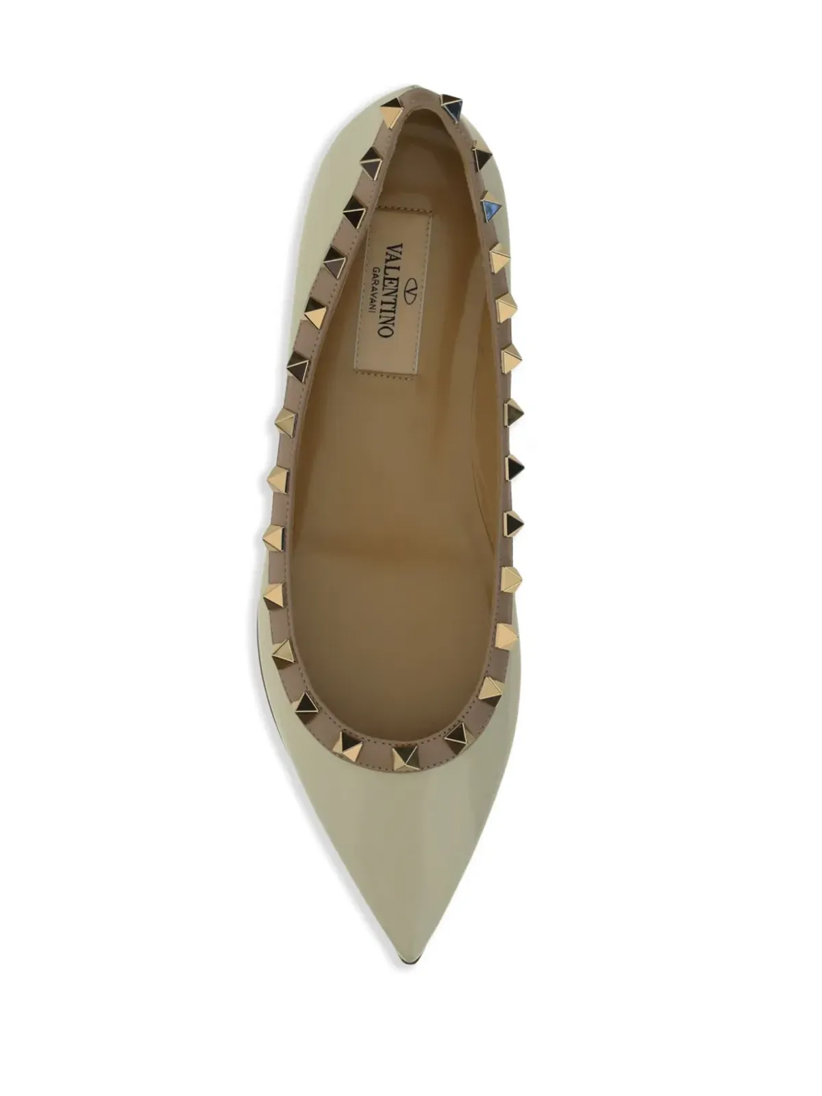 Valentino Garavani ロックスタッド バレエフラット - 画像4