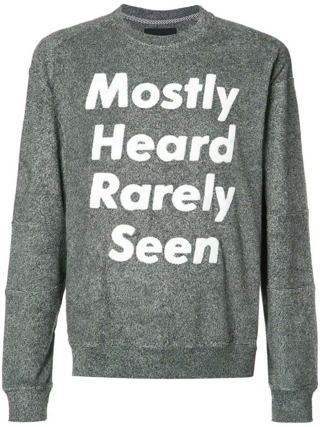 Mostly Heard Rarely Seen Mostly Heard Rarely Seen ロゴプリントスウェットシャツの商品画像