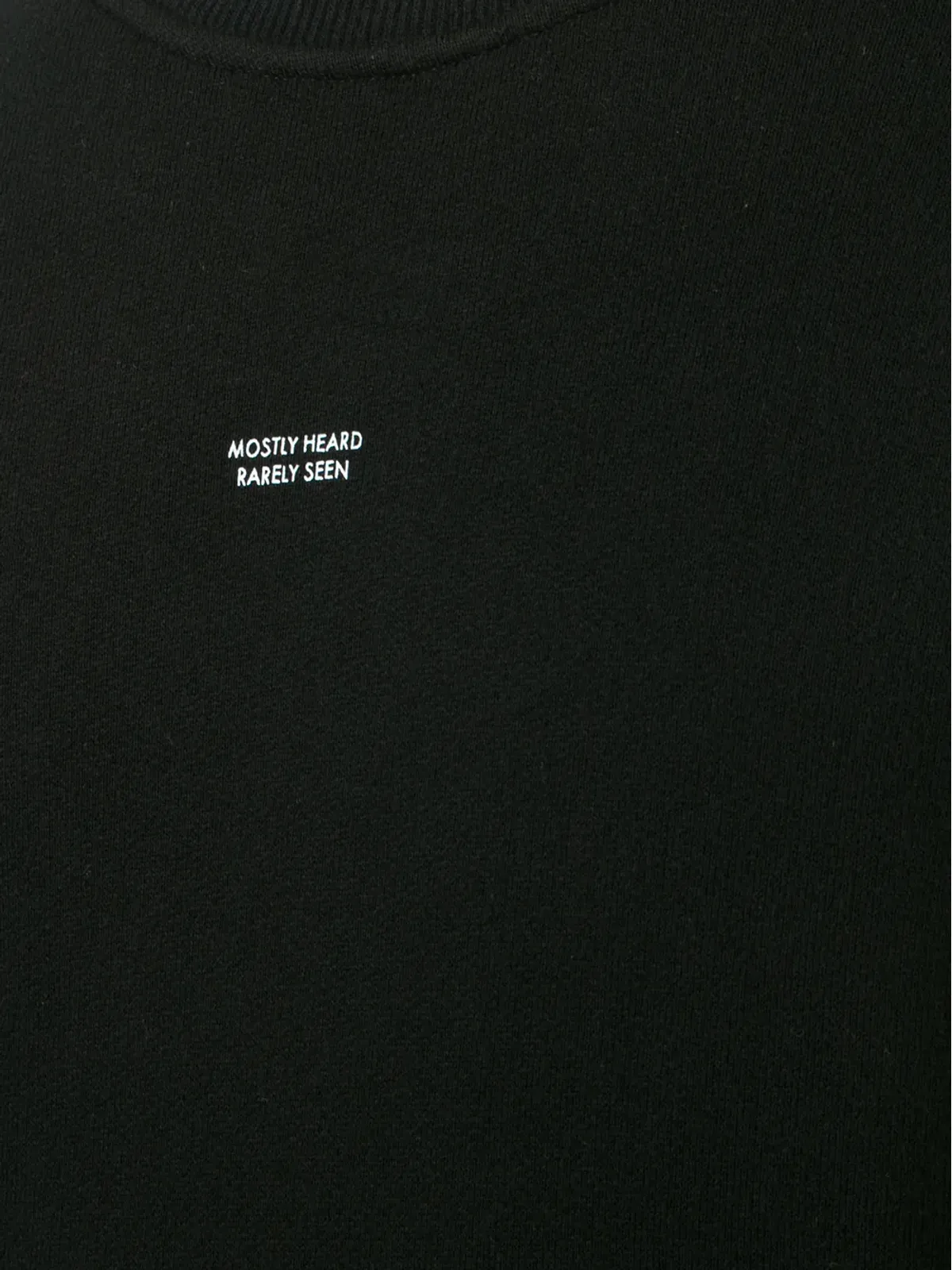 Mostly Heard Rarely Seen パネル切替スウェットシャツ - 画像5