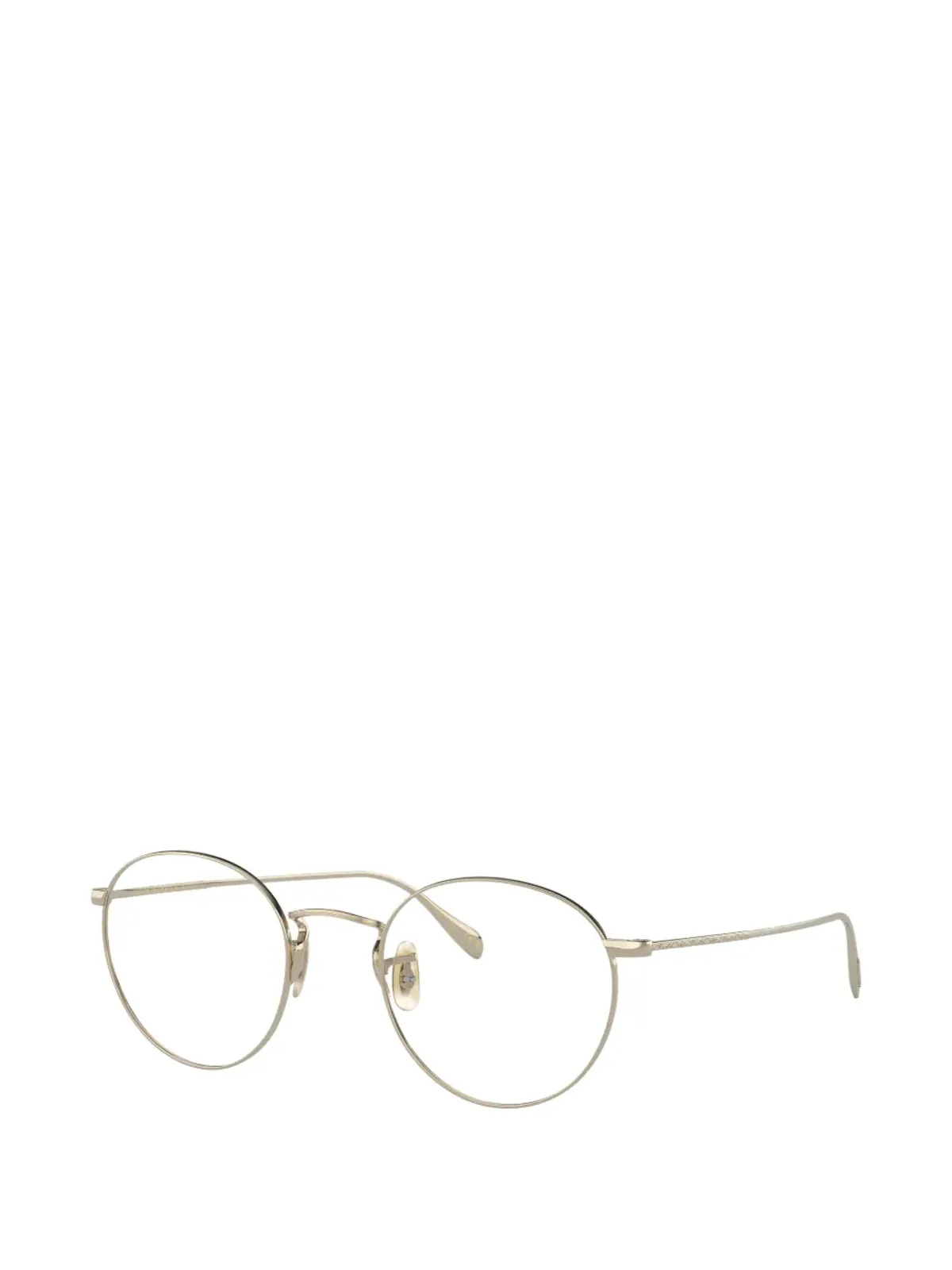 Oliver Peoples Coleridge 丸型フレーム眼鏡（メタリック） - 画像2