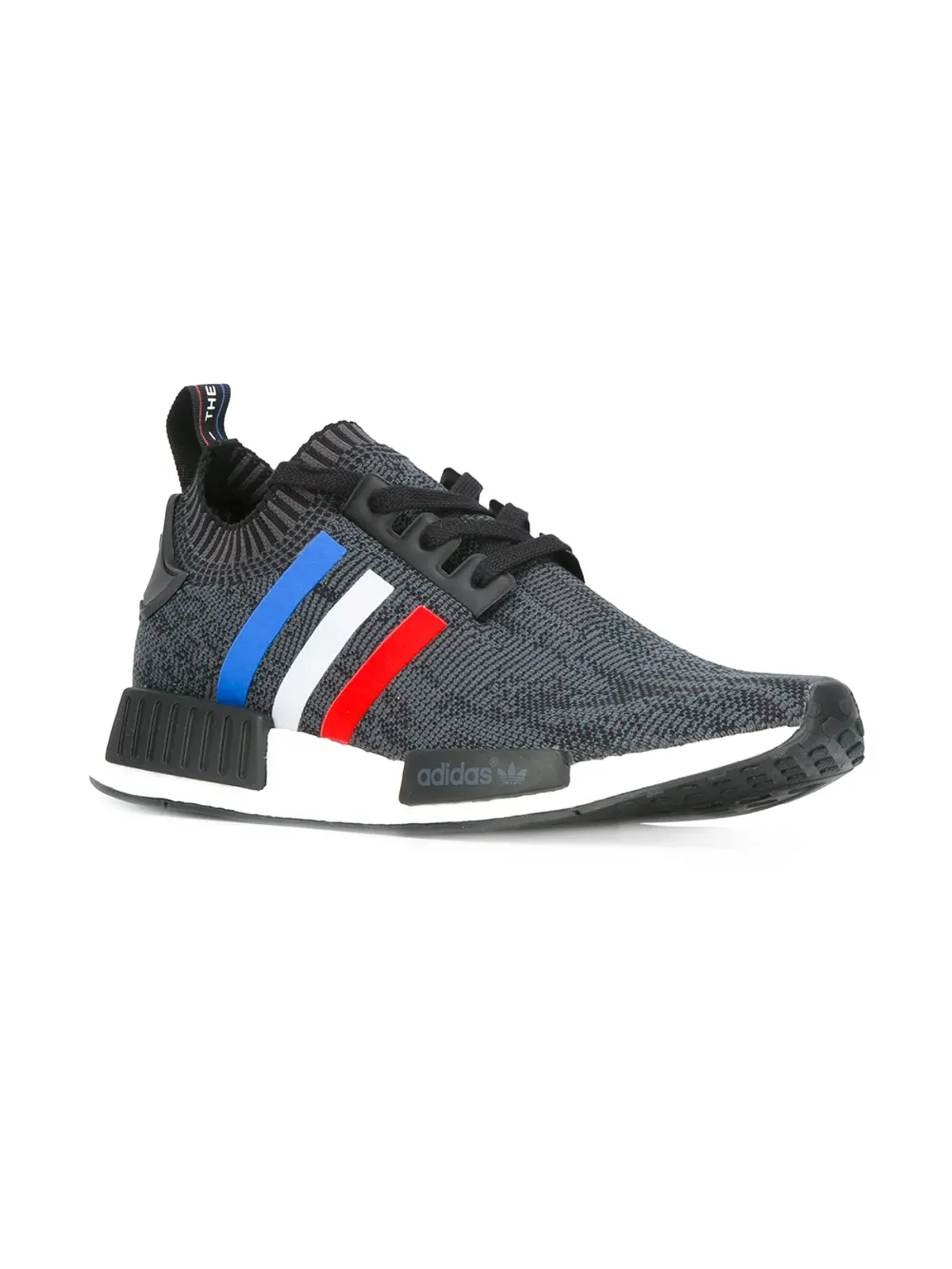 adidas NMD_R1 Primeknit トライカラー スニーカー（グレー） - 画像2