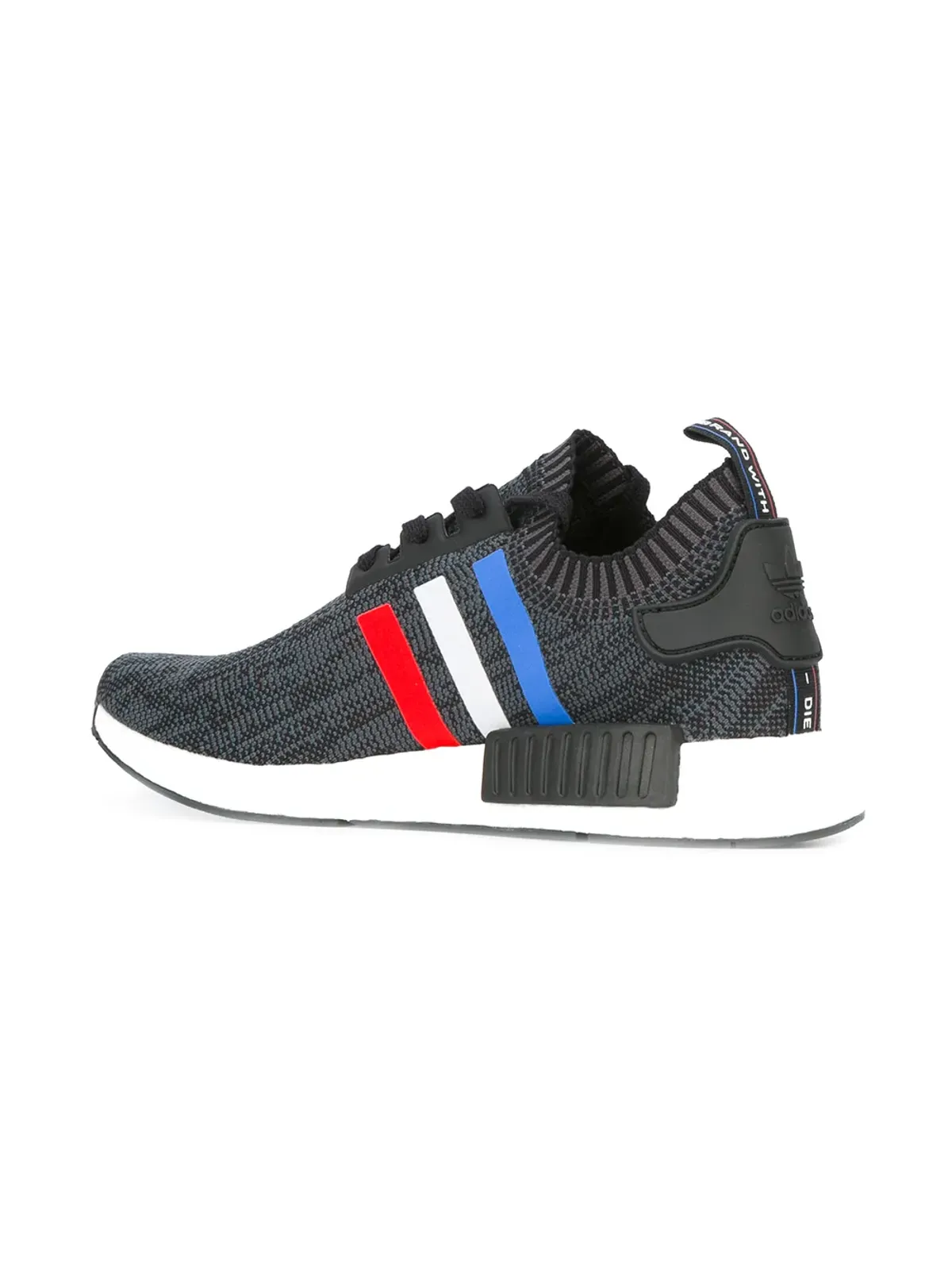 adidas NMD_R1 Primeknit トライカラー スニーカー（グレー） - 画像3