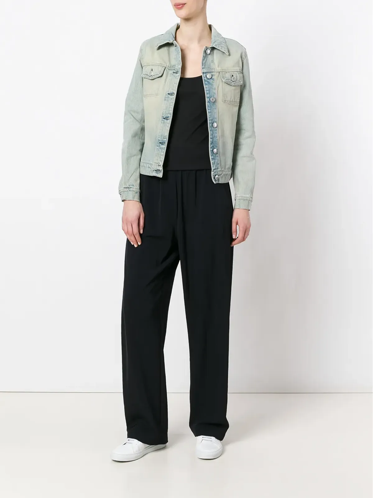 Helmut Lang Pre-Owned stoned wash denim jacket - Blue - 画像2