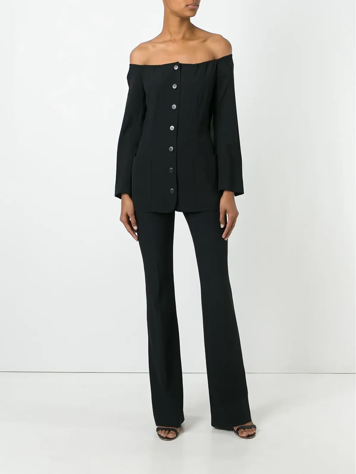 Jean Paul Gaultier Pre-Owned Foulardジャケット ブラック - 画像2