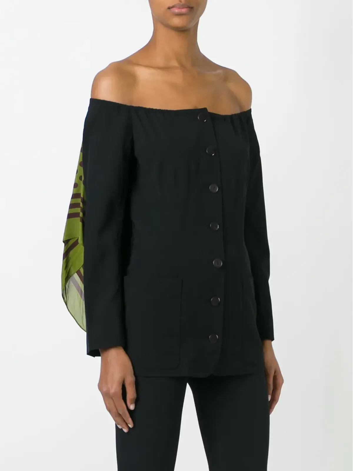 Jean Paul Gaultier Pre-Owned Foulardジャケット ブラック - 画像3